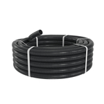 Труба ПА 6 гофр. DN7мм, ПВ-2, Dвн 6,8 мм, Dнар 10,1 мм, цвет чёрный