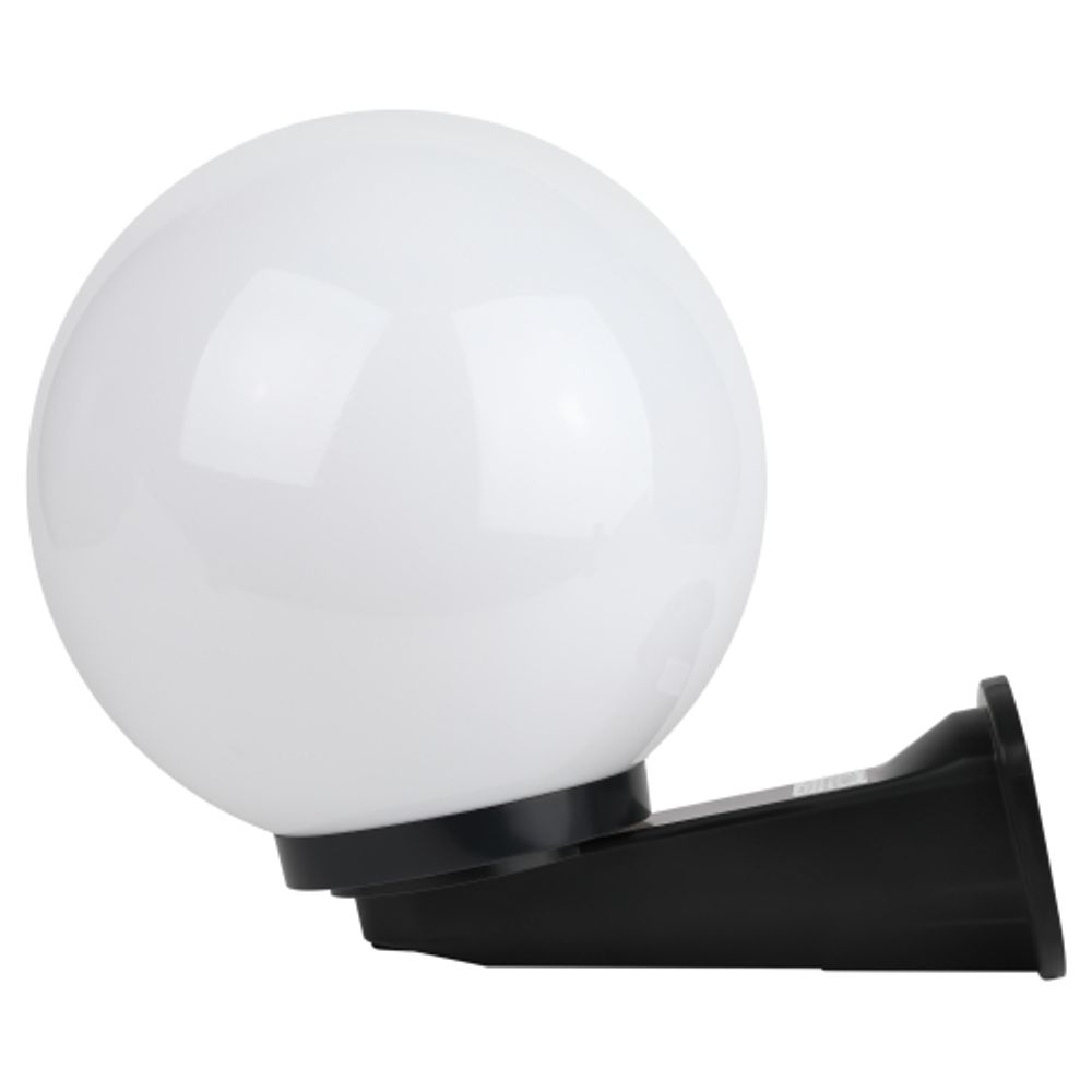 Садово-парковый светильник ЭРА НБУ 01-60-251 шар опаловый настенный IP44 Е27 max60Вт d250mm | Садово-парковые светильники