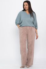 Брюки вельветовые Брауни (бежевые) Б14830-25М LT Collection