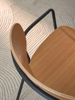 Стул с подлокотниками Bergenson Bjorn Torfrid, светлый орех