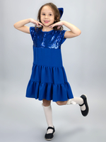 Платье нарядное для девочки с пайетками