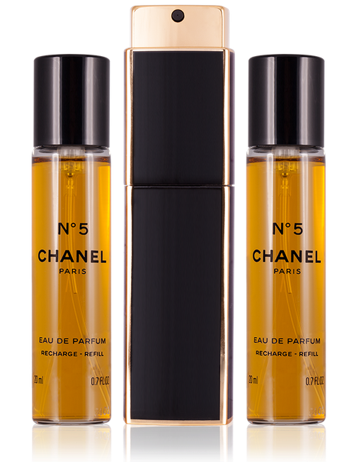 Chanel No. 5 Eau de Parfum Taschenspray (nachfüllbar) 3 x 20 ml