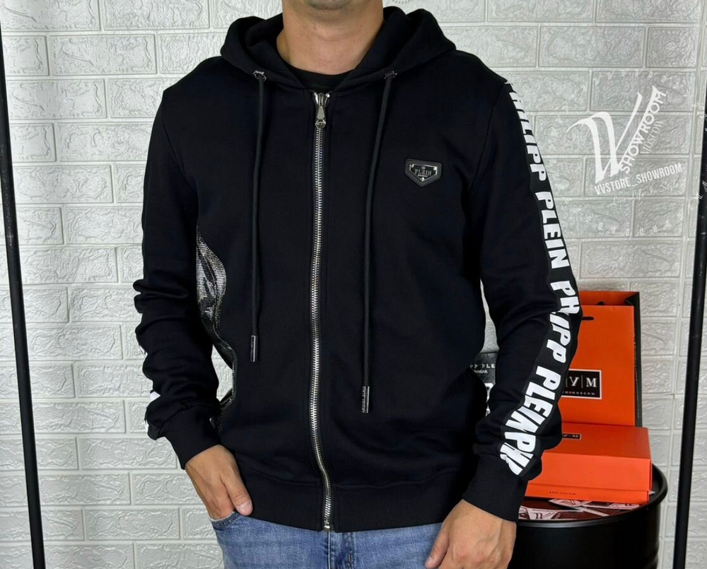 Кофта на молнии Philipp Plein премиум