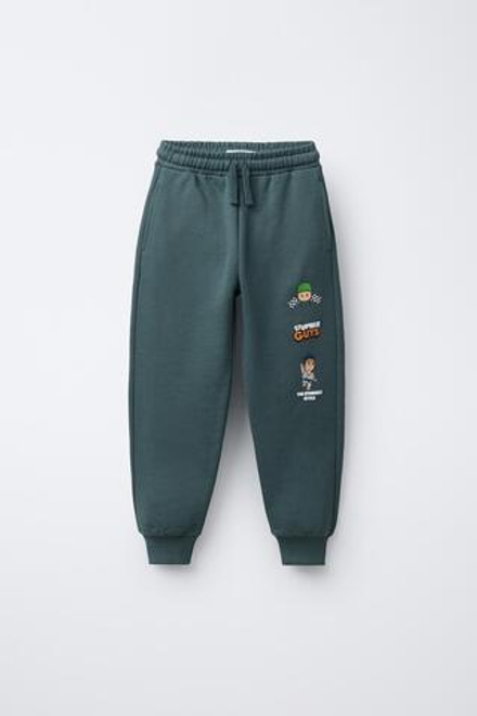 ZARA БРЮКИ-ДЖОГГЕРЫ STUMBLE GUYS ™ © SCOPELY, НЕФТЯНОЙ