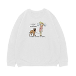 Свитшот "Канарский Дог - хозяйку не удержу"