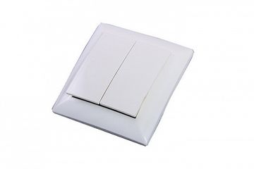 Выключатель 2-кл Profitec Оптима  белый 024