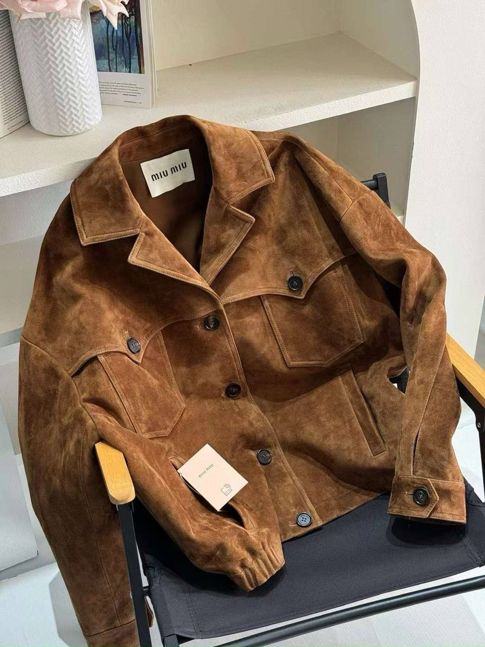 Куртка замшевая Miu Miu