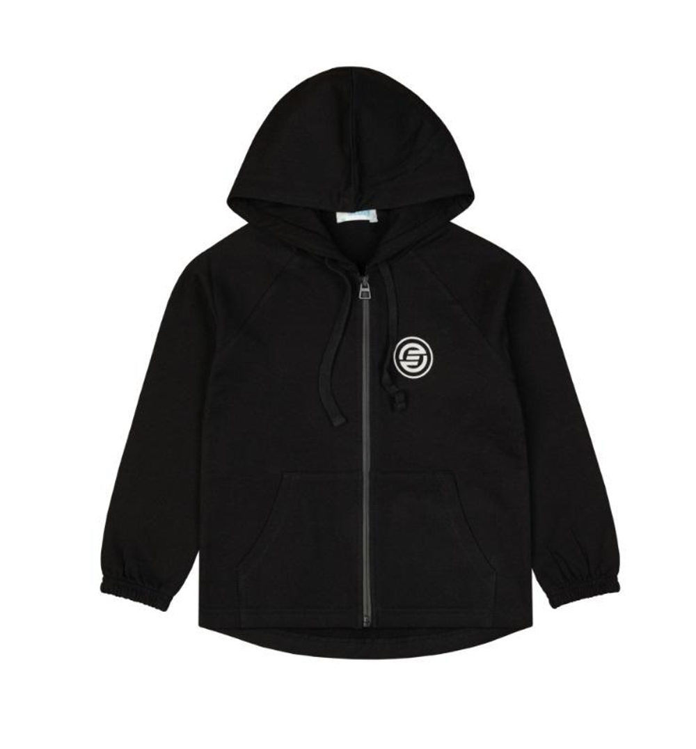 Джемпер для мальчиков с капюшоном р. 122 черный M0982FN-7/10 (Такро)