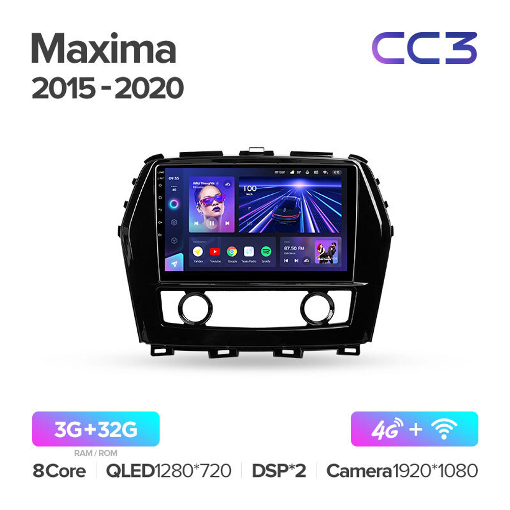 Teyes CC3 10,2" для Nissan Maxima 2015-2020