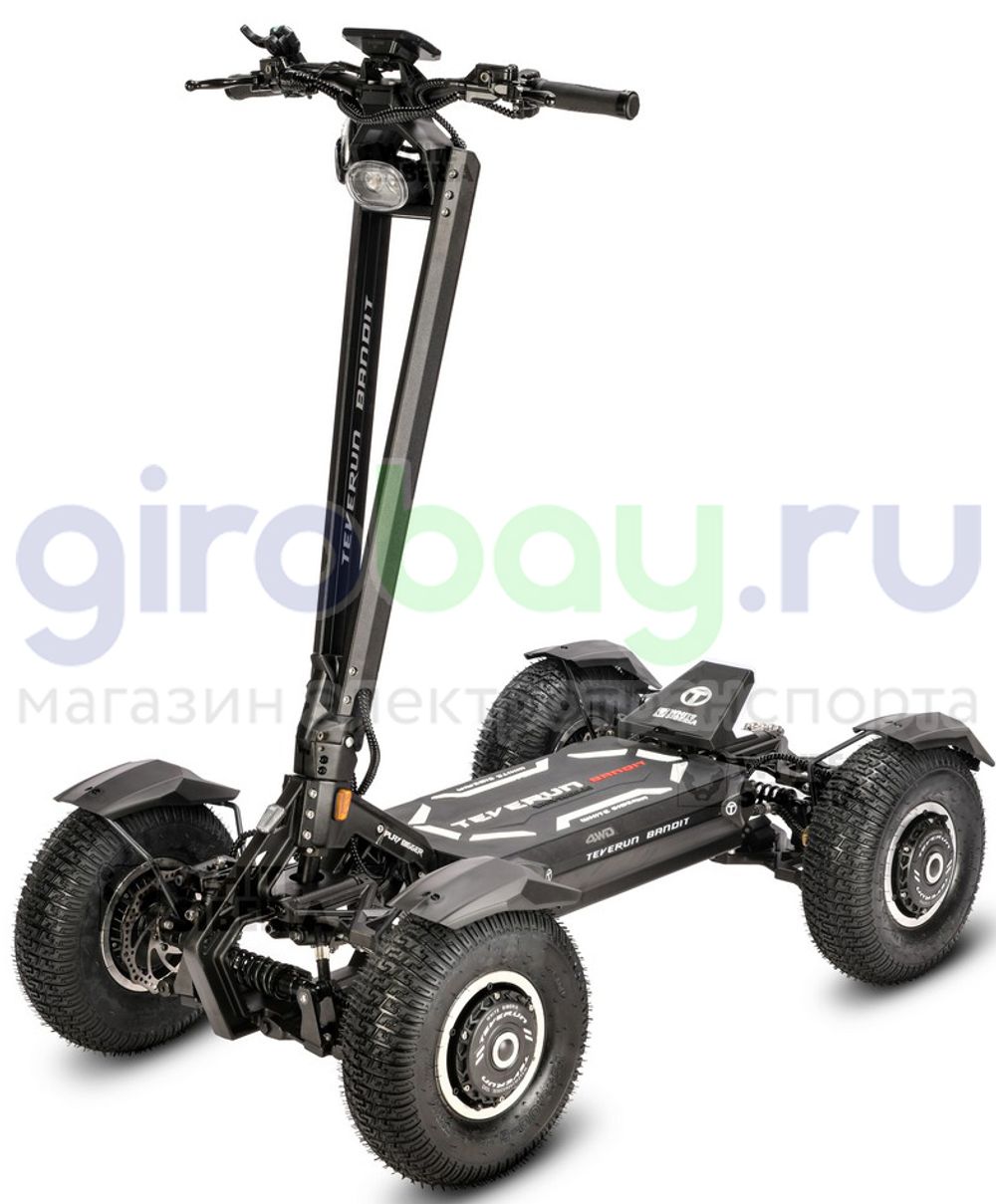 Электросамокат WHITE SIBERIA TEVERUN BANDIT 4x4 7200W 60V/60AH фото №1