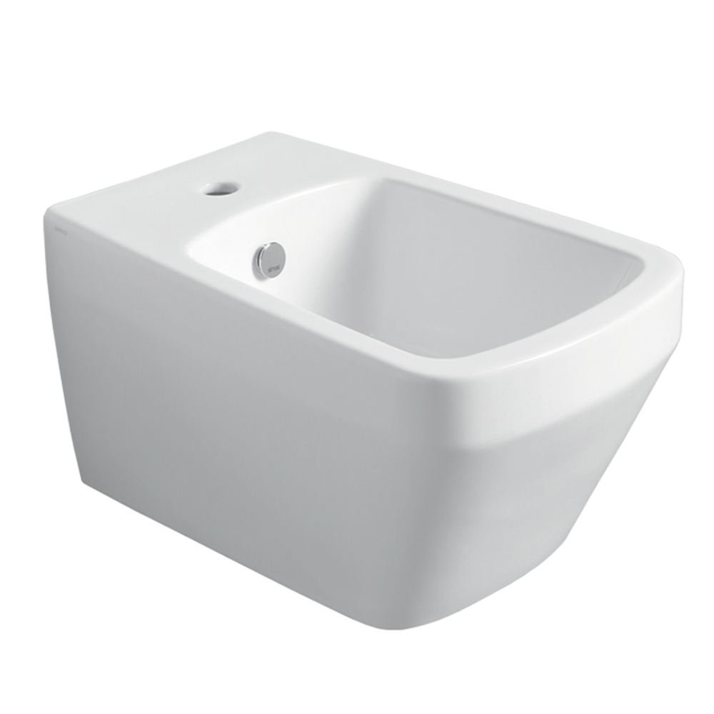 Биде подвесное Simas Baden Baden 360х560х310 с 1 отв под смеситель, с креплением F85, цвет белый (BB19bi*1)