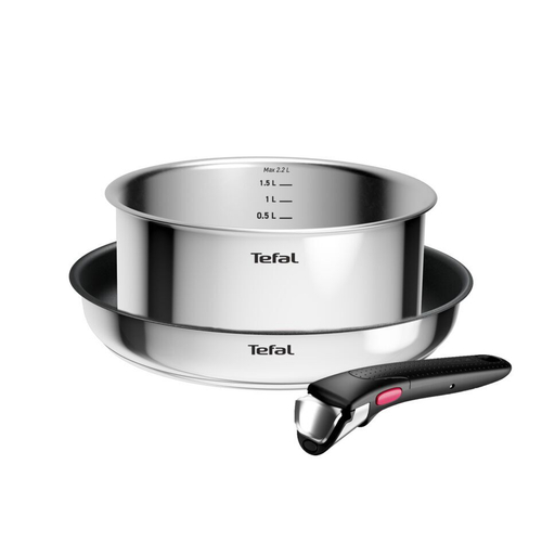Набор посуды Tefal из нержавеющей стали Ingenio Cook Eat Tefal 3 предмета L881S304
