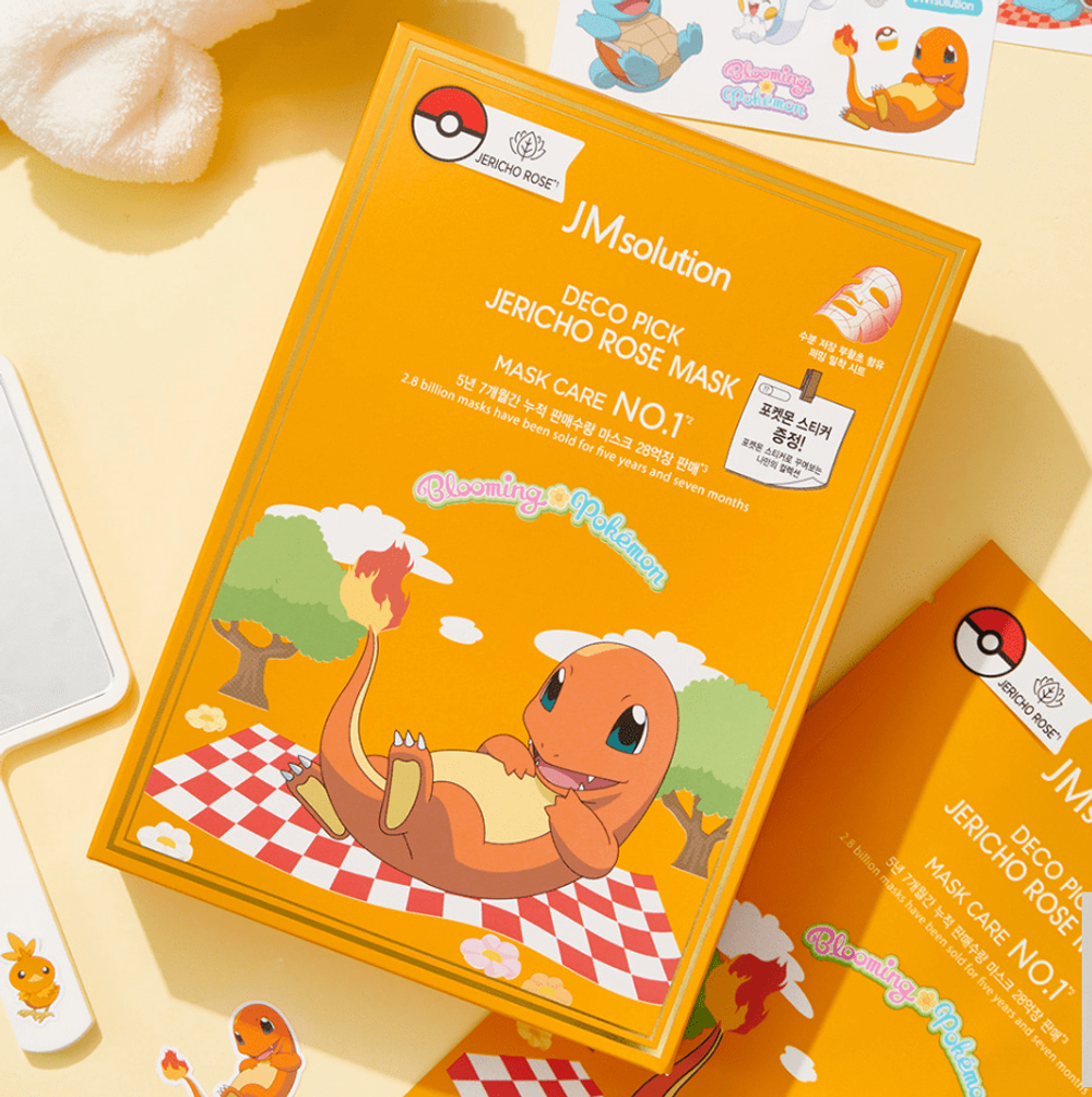 JMSolution Deco Pick Jericho Rose Mask успокаивающая тканевая маска с экстрактом иерихонской розы
