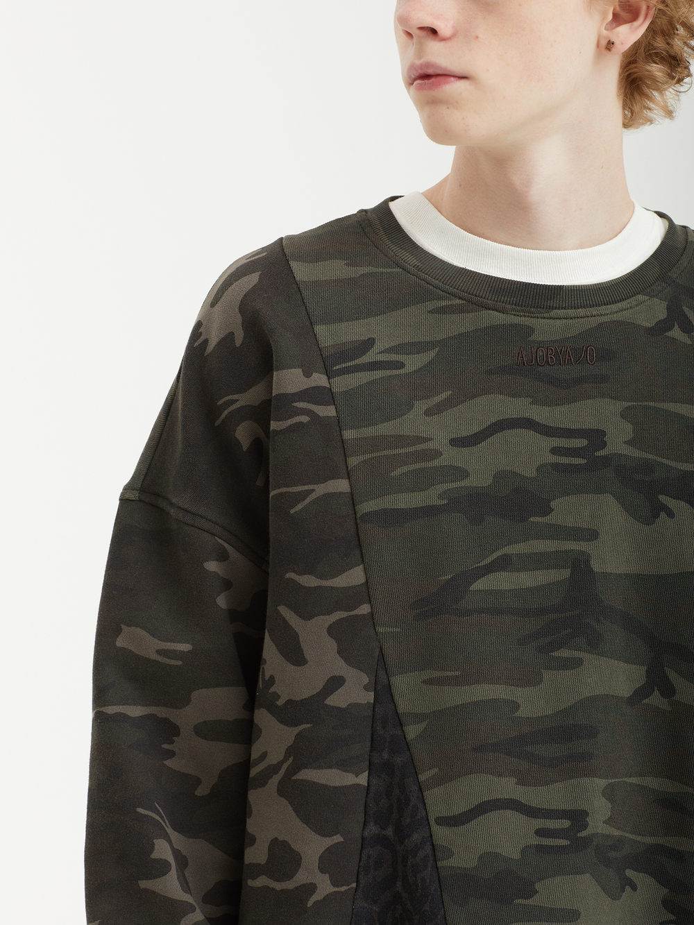 Мужская Толстовка Camouflage Leopard Mixed