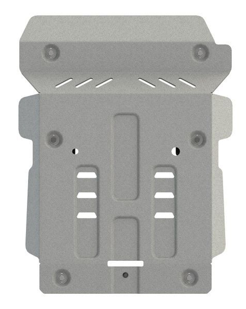 Усиленная защита картера двигателя и радиатора (6 мм, алюминий) для Isuzu D-MAX 2021- (V = 3.0 MT 4WD), Isuzu MU-X 2021- (V = 3.0 AT 4WD) Sheriff.32.4923 V2