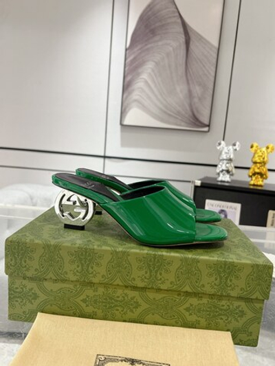 Gucci Interlocking G Heel Sandal 5.5 cm