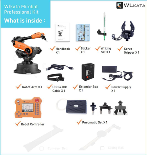 4х остный учебный робот"WLkata Mirobot Educational Kit"