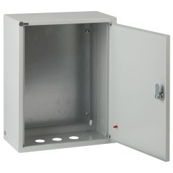 Корпус металлический ЭРА ЩМП-1-1 (400х300х155) IP31 УХЛЗ серый | Корпуса металлические с монтажной панелью