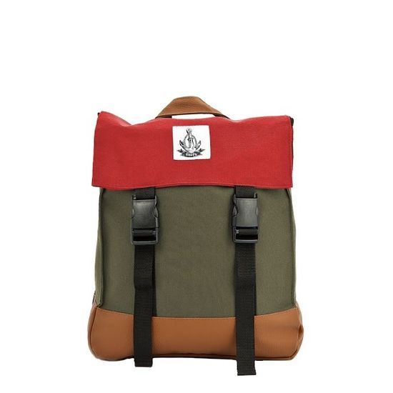 Рюкзак ЯКОРЬ Корвет Красно-оливковый