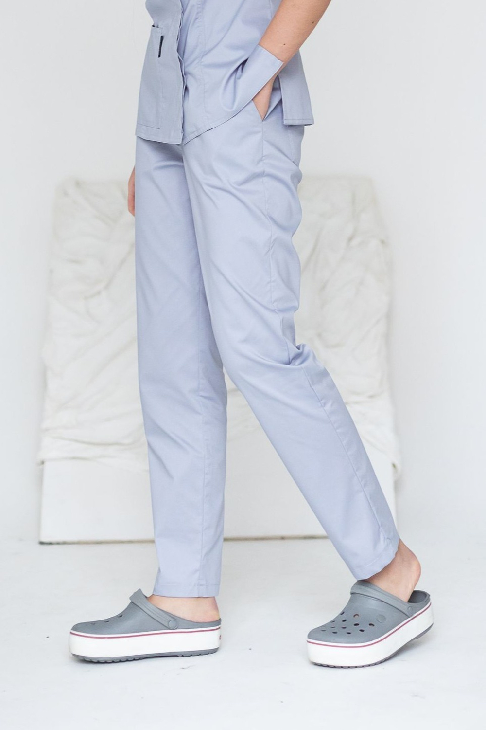 Брюки женские м544 toray стретч серый29