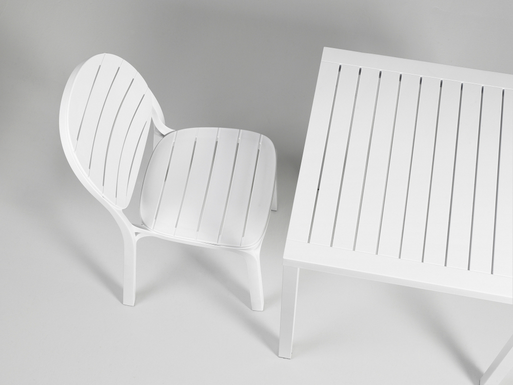 Стол пластиковый обеденный Nardi Cube 80, белый