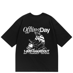 Футболка HAIDED OFFLINE DAY Черный