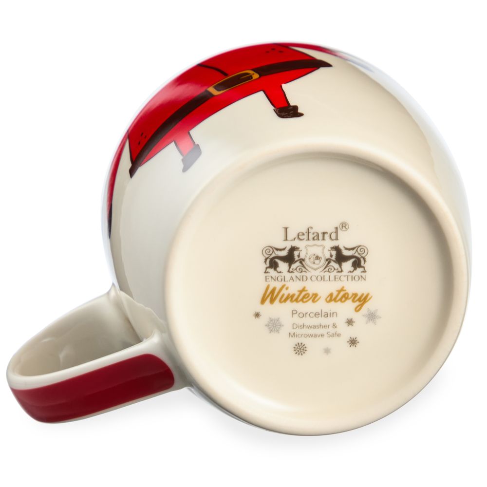 НАБОР ПОСУДЫ LEFARD "ДЕД МОРОЗ" 2 ПР. (КРУЖКА 360МЛ, САЛАТНИК 500МЛ)