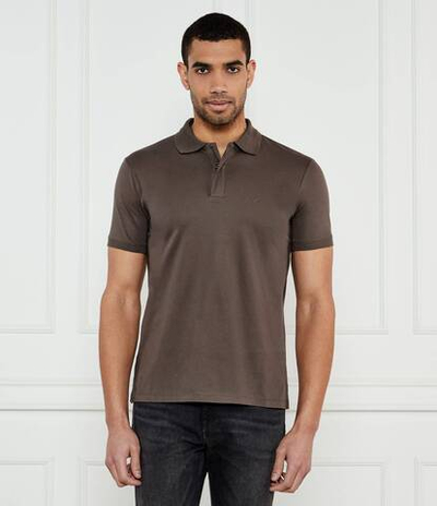 Поло Emporio Armani - коричневый(EM001146 AF13742)
