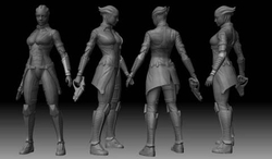 Фигурка Лиара Т’Сони масс эффект Liara T'Soni Mass Effect