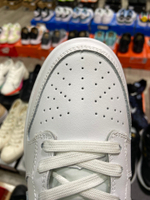 Nike dunk triple white hot sale