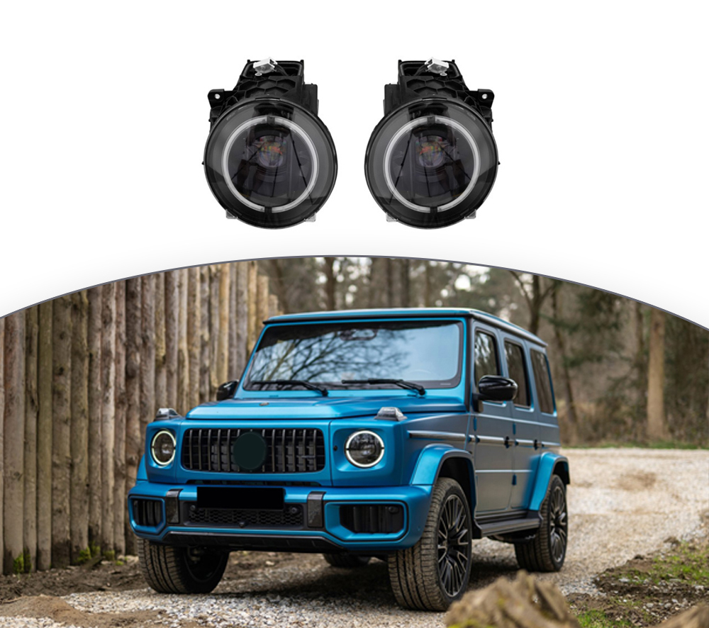 Передние фары Hella для Mercedes Benz G class W465 G450 G500 G550 G63 2025+ Гелик Гелентваген