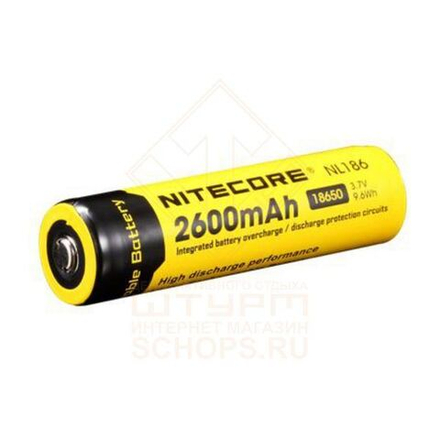 Аккумулятор Nitecore 18650 Li-ion PCB 2600 mAh