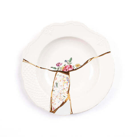 Тарелка суповая Seletti Kintsugi №3 (22 см)