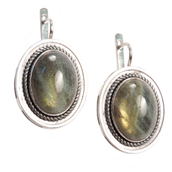 Серьги "Дальва" лабрадор асс.