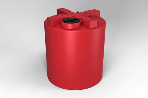 Емкость для КАС ЭкоПром T 10000 л. вертикальная (231x231x263см;красный) - арт.555357