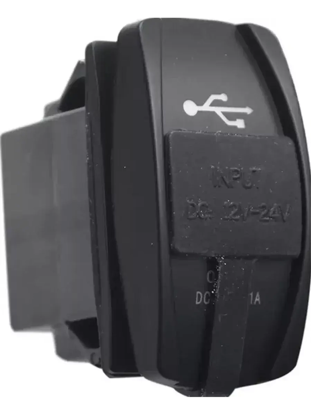 Розетка USB 3,1A переключатель, с крышкой (RIF22-4-1008300)