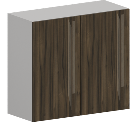 Кухня Модуль ШВ 800 Белый / Орех Миланский