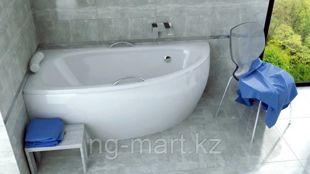 Ванна акриловая ассиметричная "Milena" 1500*1000 Левая