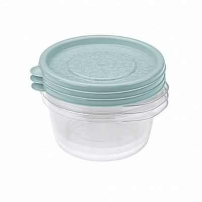 Комплект контейнеров "арт-декор" 0,44л (светло-голубой)