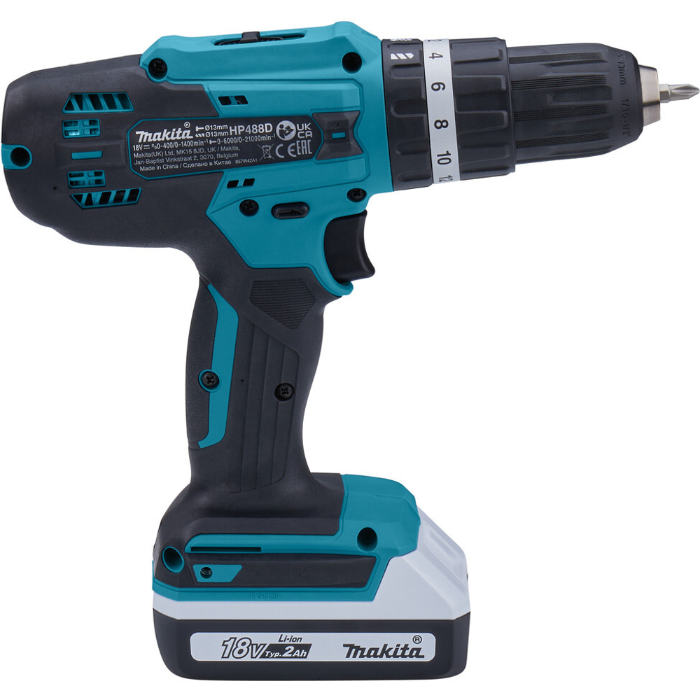 Дрель аккумуляторная Makita HP 488 D002