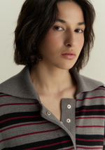 Поло укороченное в полоску 1’1’26