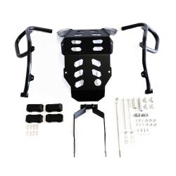 Skid plate + crash bar for Honda CRF300 Rally300 BLK