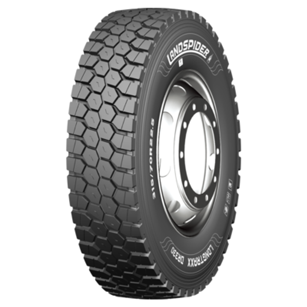 Грузовая шина Landspider 315/80R22,5 154/151M (157/154L) Longtraxx DR330 TL 20PR ТАИЛАНД, Ведущая ось