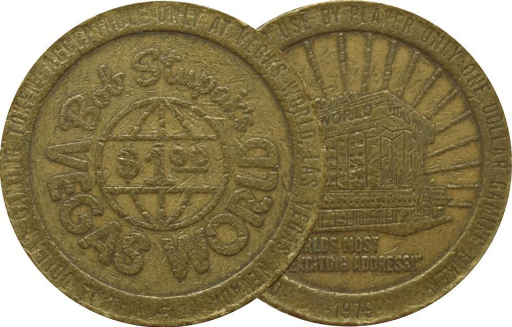 Vegas World Casino $1 Token