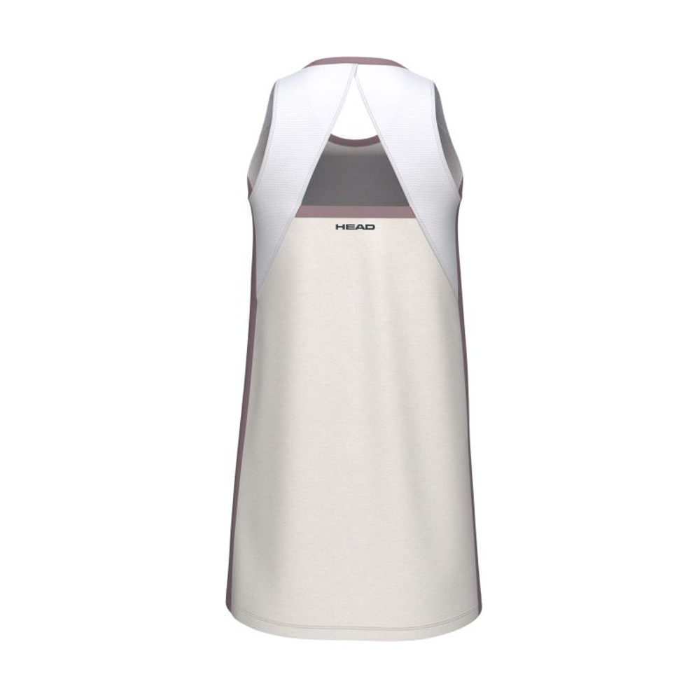 Теннисное платье Head Play Tech - creamy