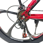 Велосипед Dinos 26" 21скор (стальная рама, диск. тормоз, Литые диски) Красный (DIN-15-2)