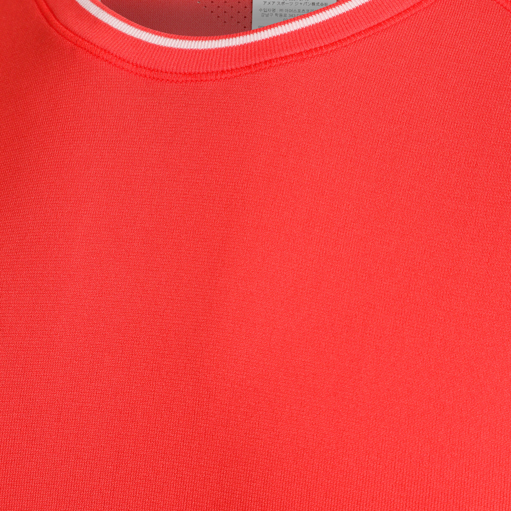 Мужское теннисное поло Wilson Players Seamless Crew 2.0 T-Shirt Men - Red
