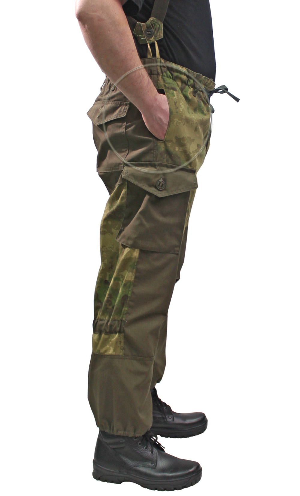 Костюм Горка NEW Рип-стоп цв. Атак зеленый с накладками