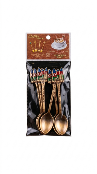 Azerbaijan, Baku. Coffee spoon 6 pcs