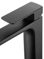 Смеситель для раковины высокий WONZON & WOGHAND EDGE, Черный матовый (WW-88239003-MB)